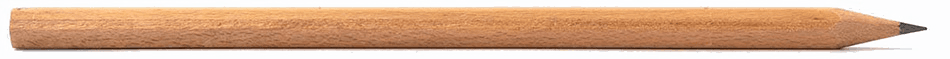 A sharpened pencil